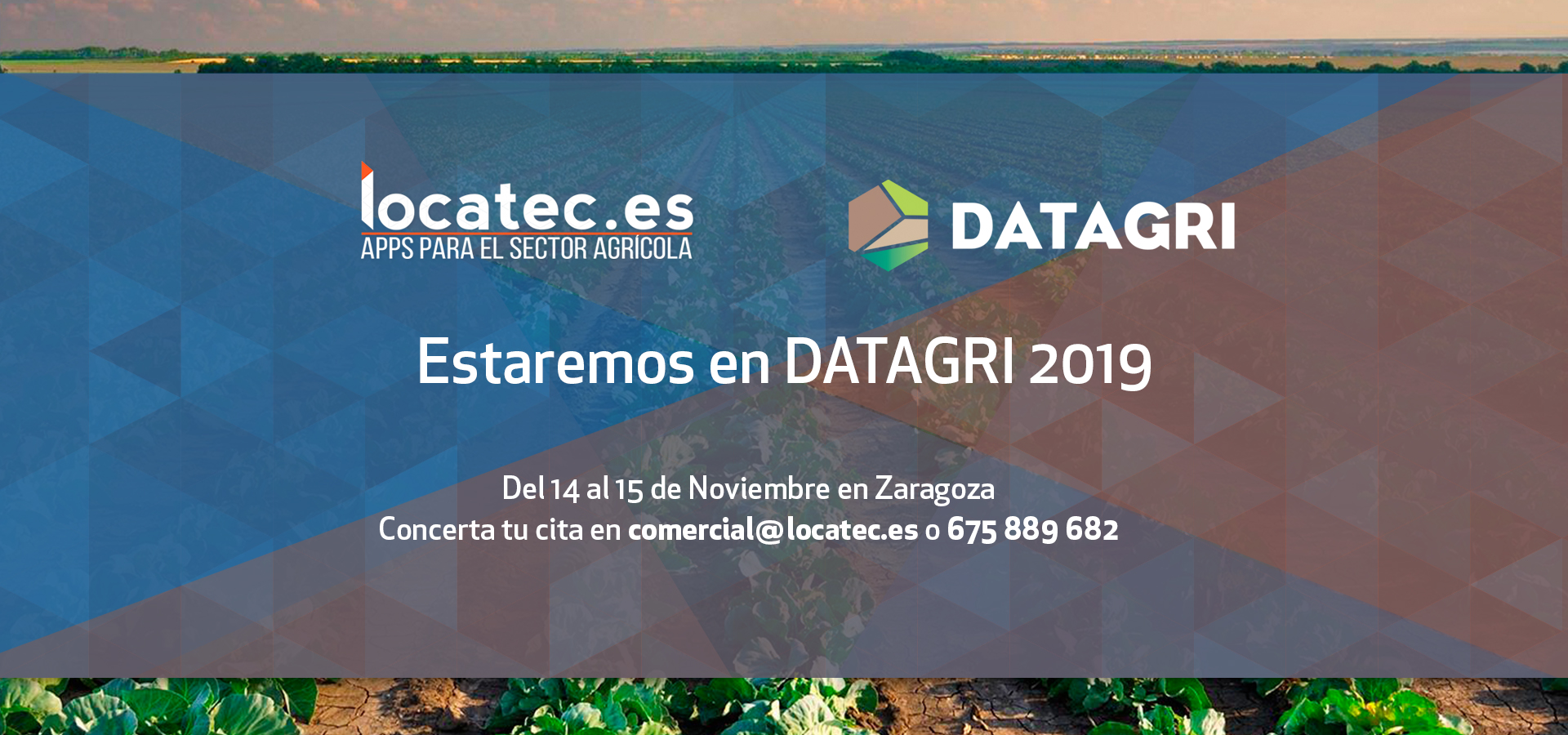 Locatec participará en DATAGRI 2019 Locatec participará en DATAGRI 2019