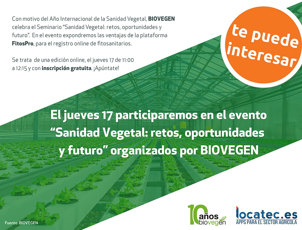Noticia Biovegen Seminario Sanidad Vegetal Noticia Biovegen Seminario Sanidad Vegetal
