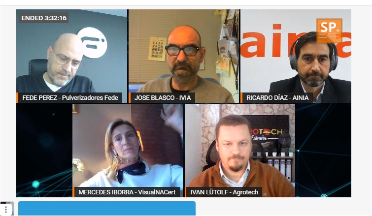 Ponentes de la mesa redonda "Agricultura 4.0"