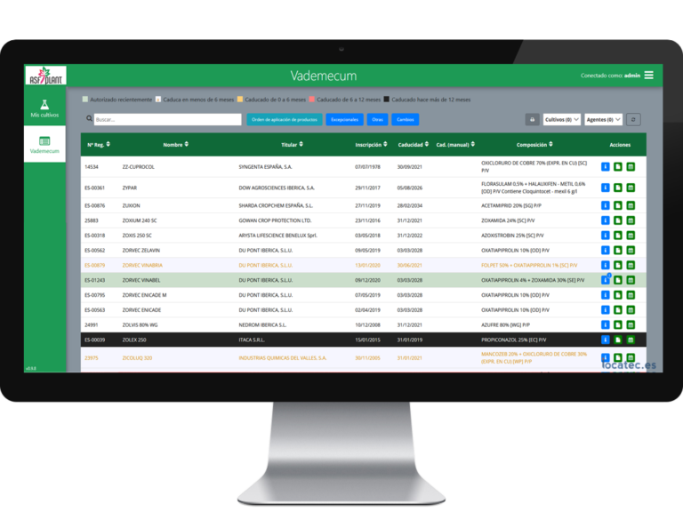 Vademécum fitosanitario online más potente del mercado