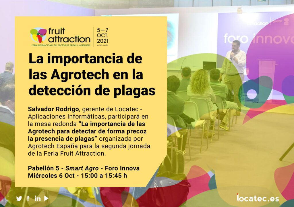 Jornada "La importancia de las Agrotech en la detección precoz de plagas" noticia mesa redonda fruit attraction min