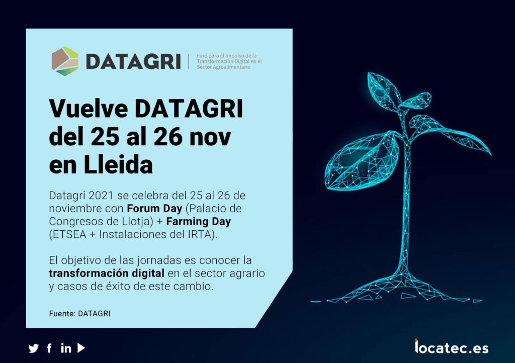 Regresa DATAGRI del 26 al 26 de noviembre en Lleida noticia datagri min