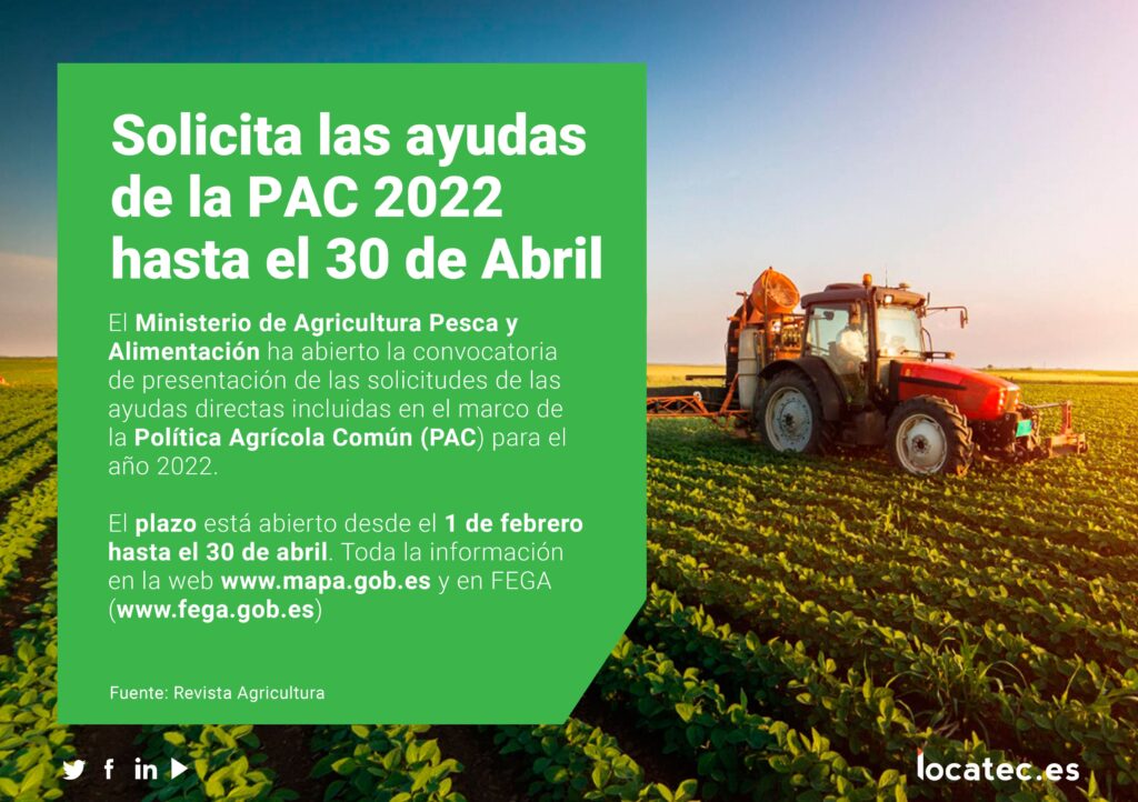 Solicita las ayudas de la PAC 2022 Solicita las ayudas de la PAC 2022