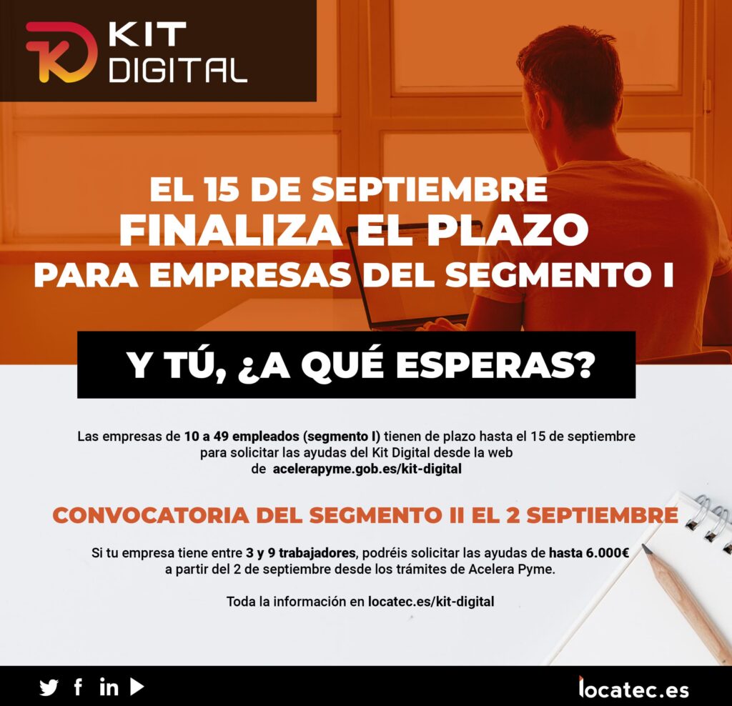 popup kit digital finaliza plazo segmento