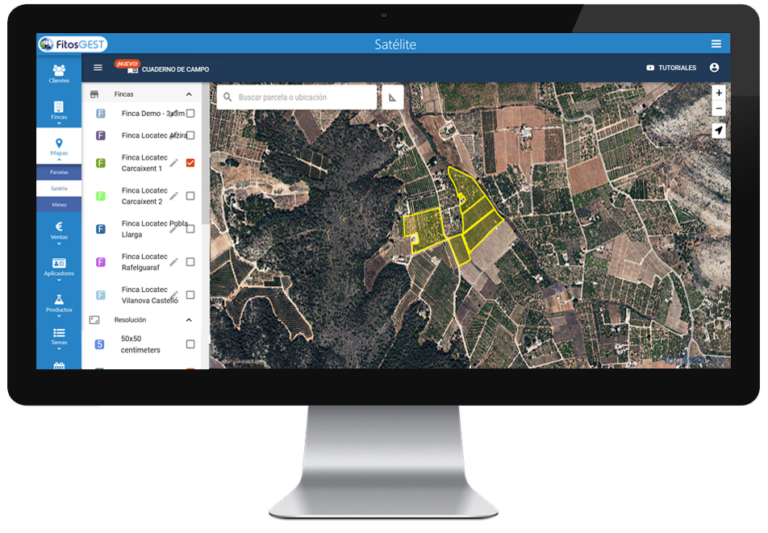 fitosges mapas satelitales general